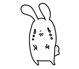 insolent rabbit 2 sticker #8876613