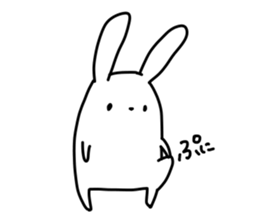 insolent rabbit 2 sticker #8876614