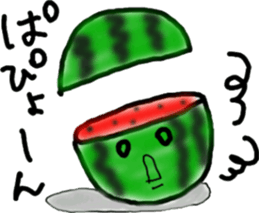 Juicy Fruits & fresh vegetable sticker #8876618