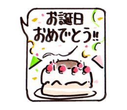 Sticker that can be used all year round sticker #8876729