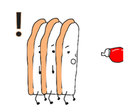 Slice bread sticker #8877104