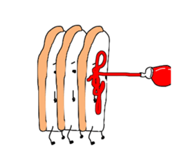 Slice bread sticker #8877105