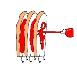 Slice bread sticker #8877106