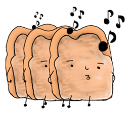 Slice bread sticker #8877119