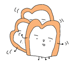 Slice bread sticker #8877135