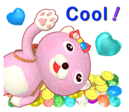 Kuma-Po Chan bringing good luck (E) sticker #8877233