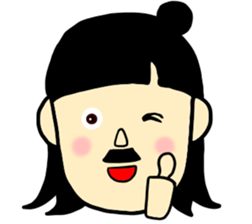 Beard Beard Girl sticker #8877345