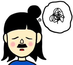 Beard Beard Girl sticker #8877365