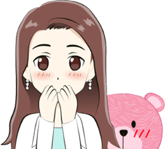 Lovely Eye by Dr.Roungkaw sticker #8877387