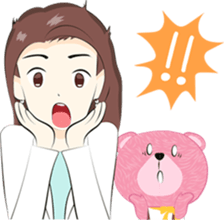 Lovely Eye by Dr.Roungkaw sticker #8877400