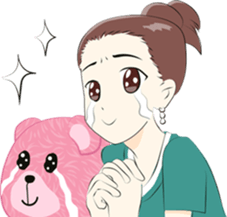 Lovely Eye by Dr.Roungkaw sticker #8877404