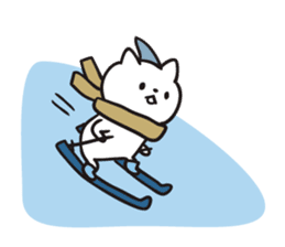 Akita dialects of Winter-cat.ver sticker #8877970