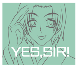 Japanese style boys~English version~ sticker #8878225