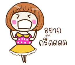 Lila Strawberry Girl (TH) sticker #8878773