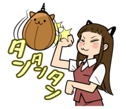 The lady don't succumb to everything. sticker #8878865