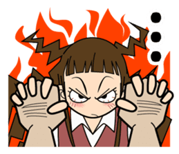 The lady don't succumb to everything. sticker #8878872