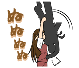 The lady don't succumb to everything. sticker #8878878