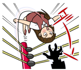 The lady don't succumb to everything. sticker #8878883