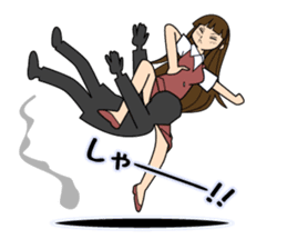 The lady don't succumb to everything. sticker #8878885