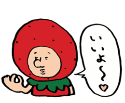 Mr.fairy of strawberry2 sticker #8879637