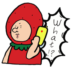 Mr.fairy of strawberry2 sticker #8879644