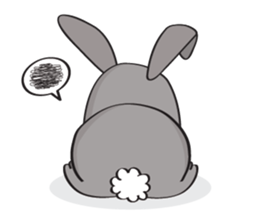 3-O & Rabbit: Rabbit Family sticker #8879705