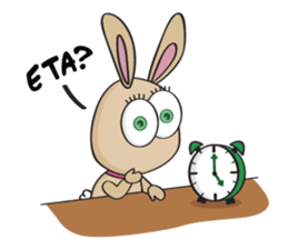 3-O & Rabbit: Rabbit Family sticker #8879706