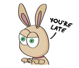 3-O & Rabbit: Rabbit Family sticker #8879707