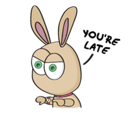 3-O & Rabbit: Rabbit Family sticker #8879707