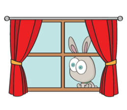 3-O & Rabbit: Rabbit Family sticker #8879708