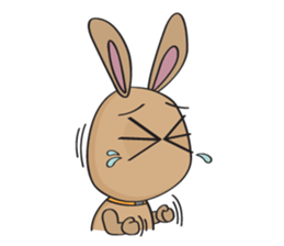 3-O & Rabbit: Rabbit Family sticker #8879712