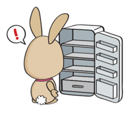 3-O & Rabbit: Rabbit Family sticker #8879715