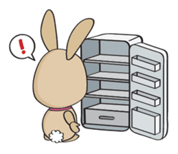 3-O & Rabbit: Rabbit Family sticker #8879715