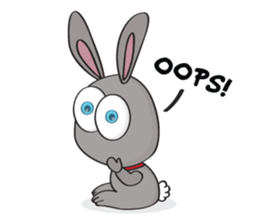 3-O & Rabbit: Rabbit Family sticker #8879716