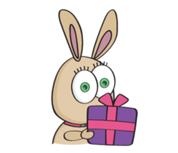 3-O & Rabbit: Rabbit Family sticker #8879724