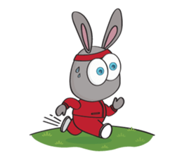 3-O & Rabbit: Rabbit Family sticker #8879729