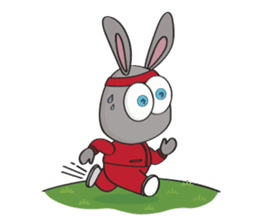 3-O & Rabbit: Rabbit Family sticker #8879729