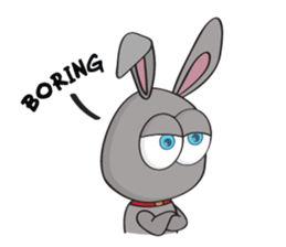 3-O & Rabbit: Rabbit Family sticker #8879731