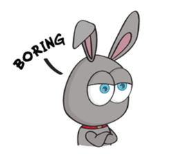 3-O & Rabbit: Rabbit Family sticker #8879731