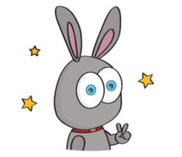 3-O & Rabbit: Rabbit Family sticker #8879733