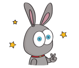 3-O & Rabbit: Rabbit Family sticker #8879733