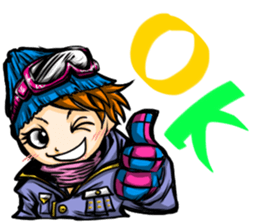 Snowboard & Winter sticker #8880151