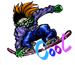 Snowboard & Winter sticker #8880153