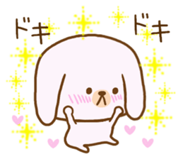 Words to use the cute rabbit for sticker #8880264
