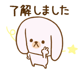 Words to use the cute rabbit for sticker #8880266