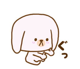 Words to use the cute rabbit for sticker #8880267