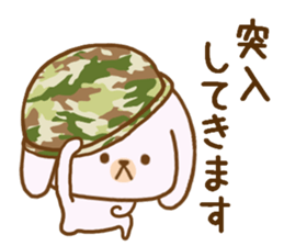 Words to use the cute rabbit for sticker #8880269