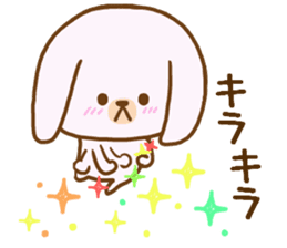 Words to use the cute rabbit for sticker #8880270