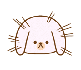 Words to use the cute rabbit for sticker #8880273