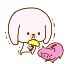 Words to use the cute rabbit for sticker #8880281